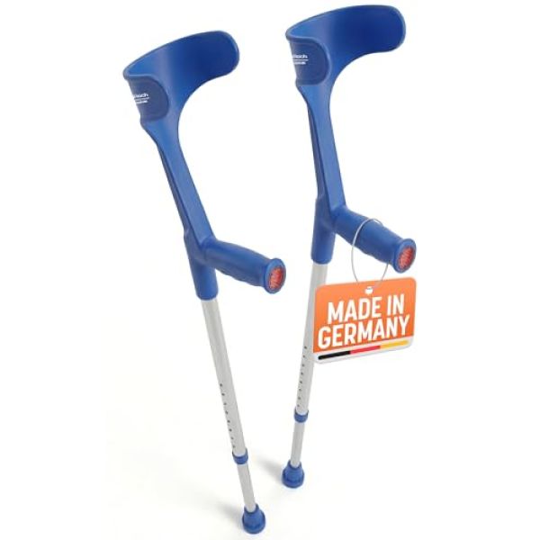 Klassische Unterarmgehstützen aus Aluminium